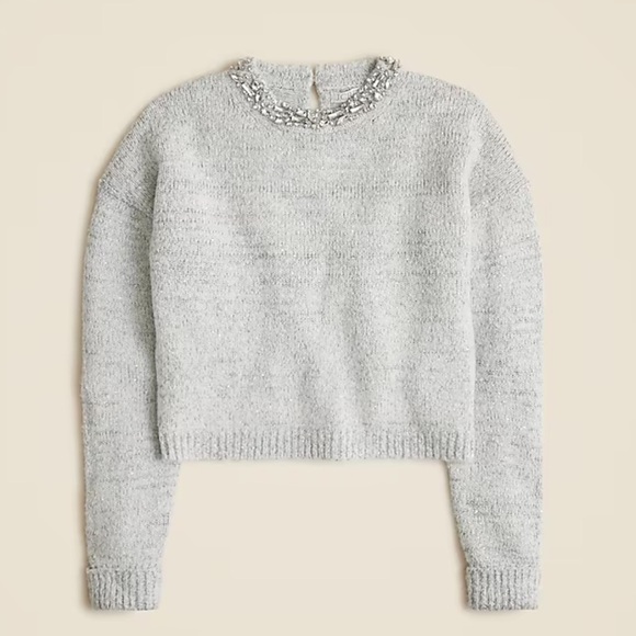 J crew Embellished pullover sweater - Picture 4 of 5